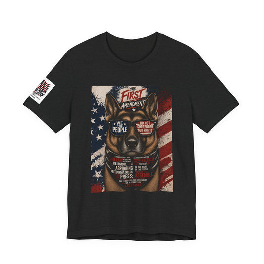 The Amendment Tees — German Shepherd 1st Amendment Tee