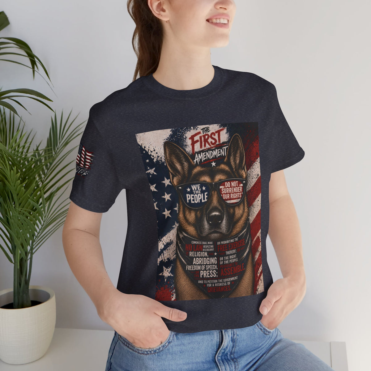 The Amendment Tees — German Shepherd 1st Amendment Tee