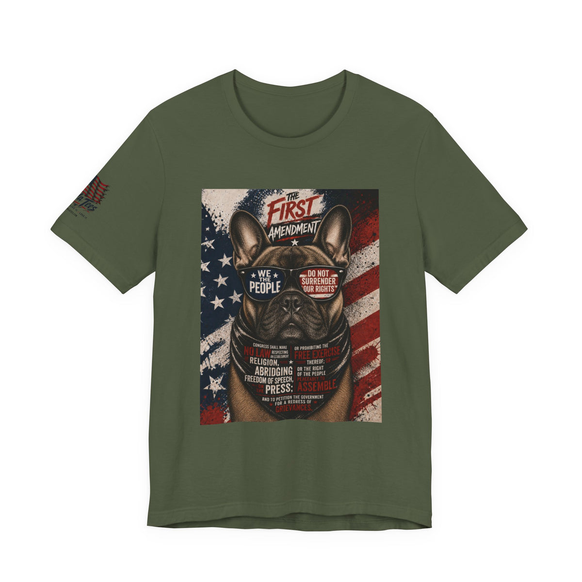 The Amendment Tees — French Bulldog 1st Amendment Tee