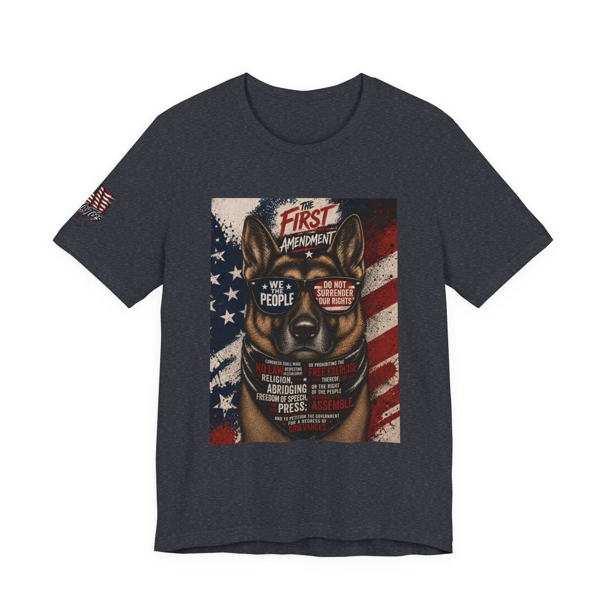The Amendment Tees — German Shepherd 1st Amendment Tee