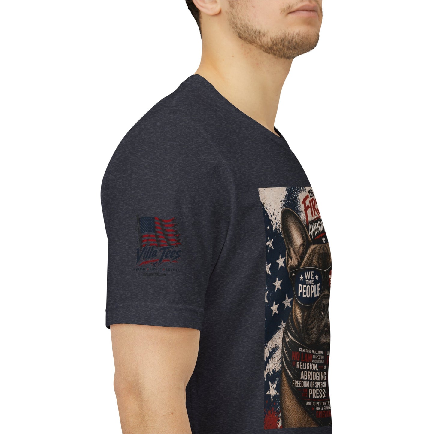 The Amendment Tees — French Bulldog 1st Amendment Tee