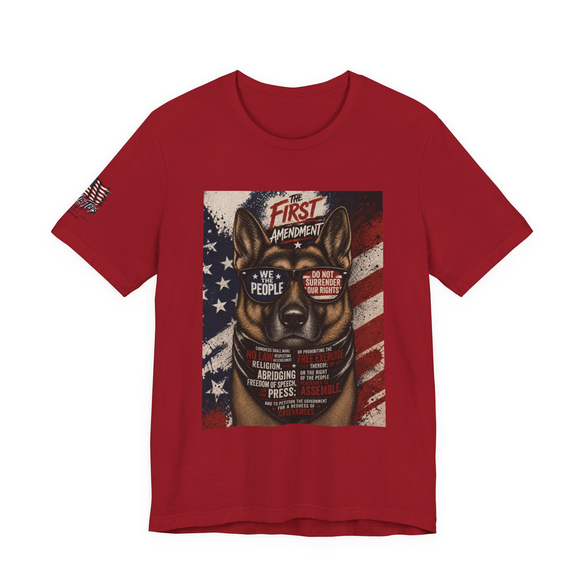 The Amendment Tees — German Shepherd 1st Amendment Tee