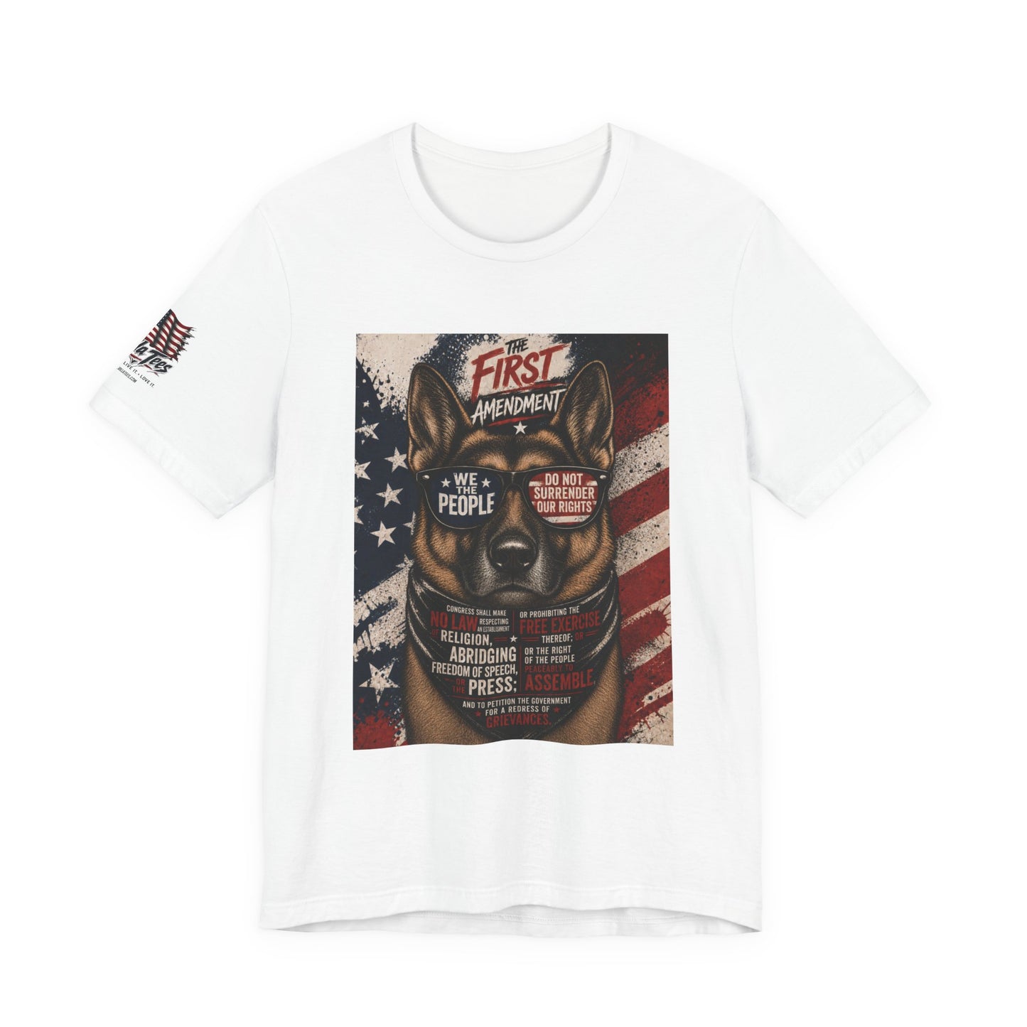 The Amendment Tees — German Shepherd 1st Amendment Tee