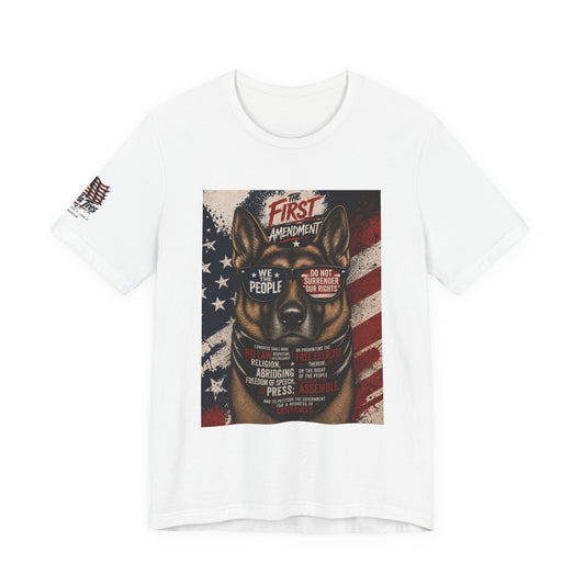 The Amendment Tees — German Shepherd 1st Amendment Tee