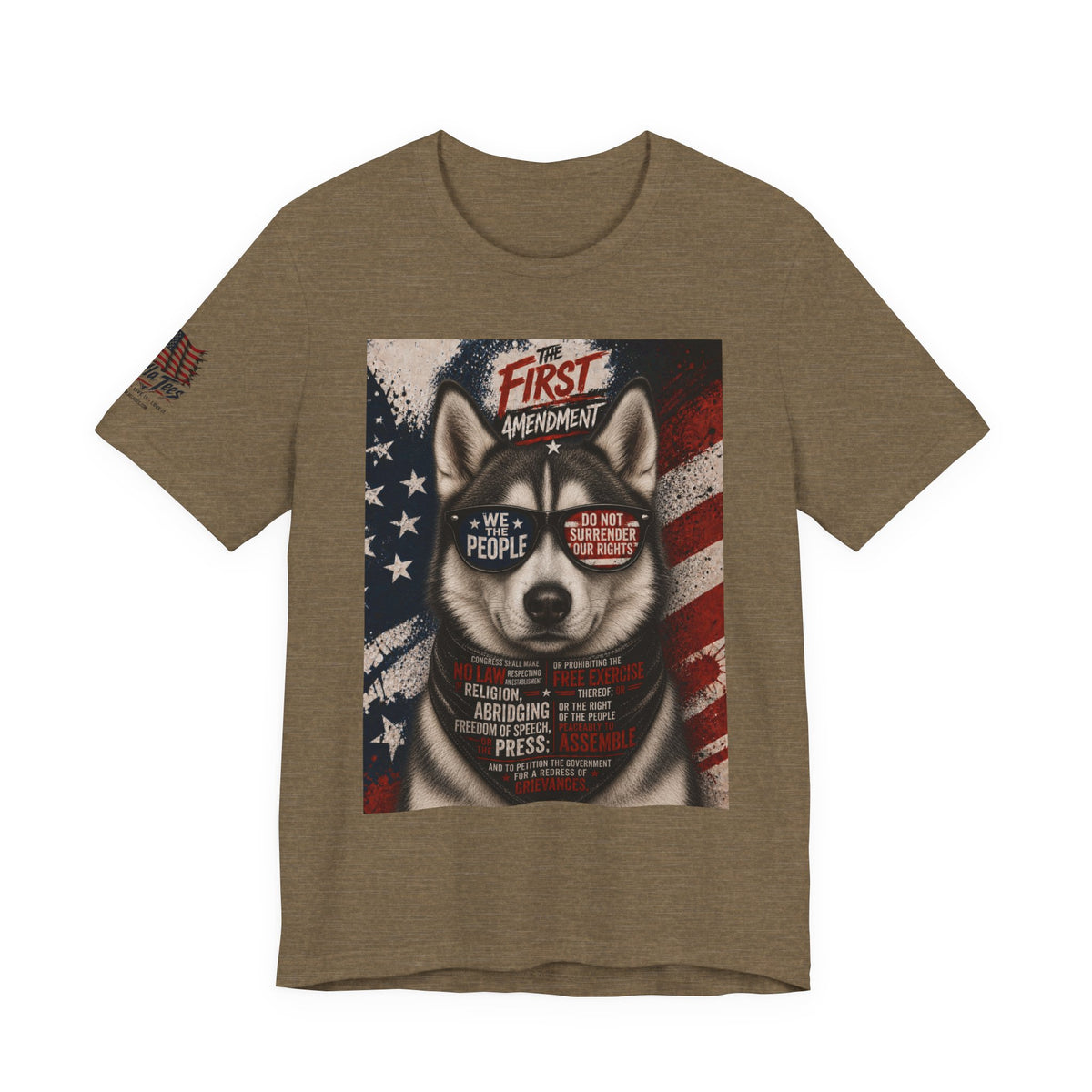 The Amendment Tees — Husky 1st Amendment Tee