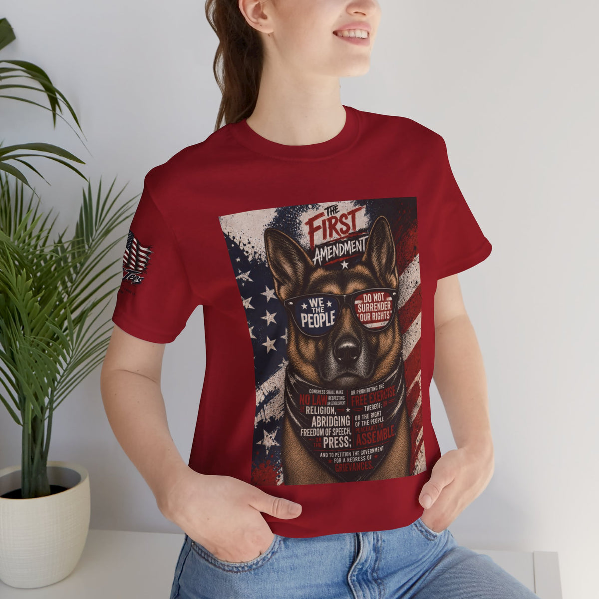 The Amendment Tees — German Shepherd 1st Amendment Tee