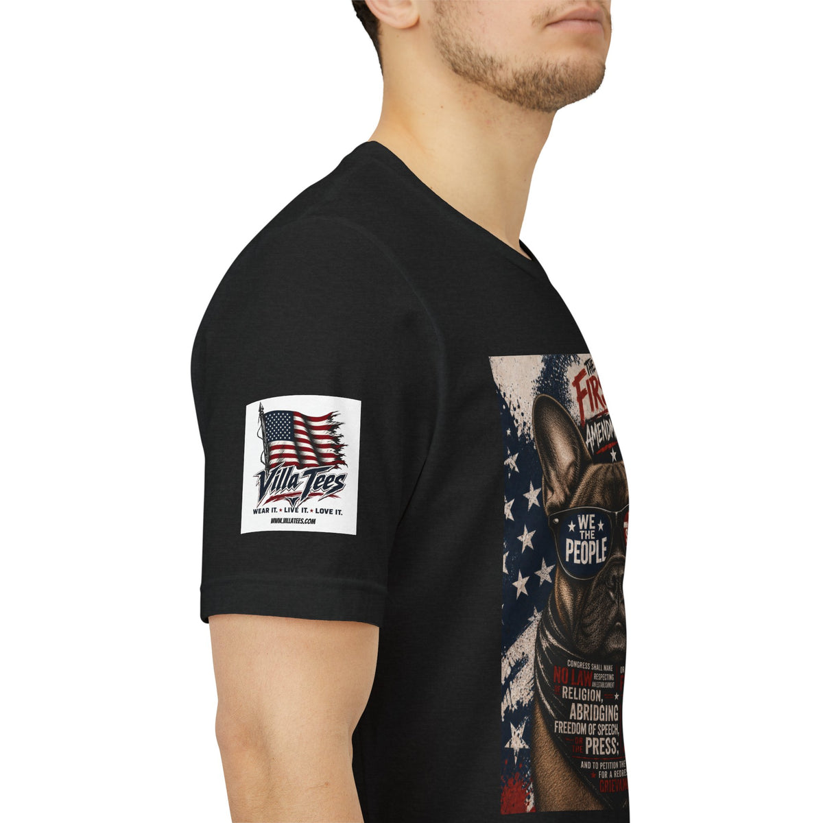 The Amendment Tees — French Bulldog 1st Amendment Tee