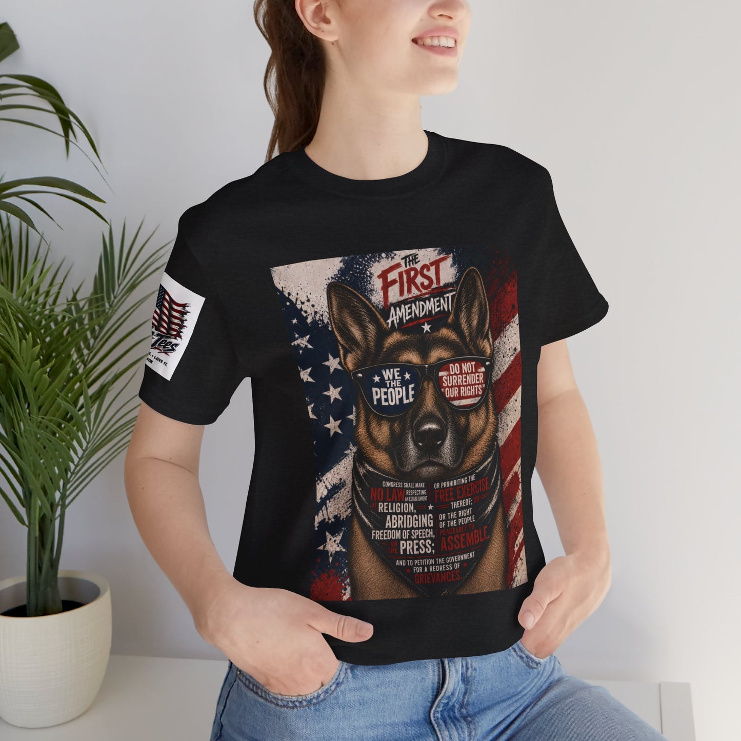 The Amendment Tees — German Shepherd 1st Amendment Tee