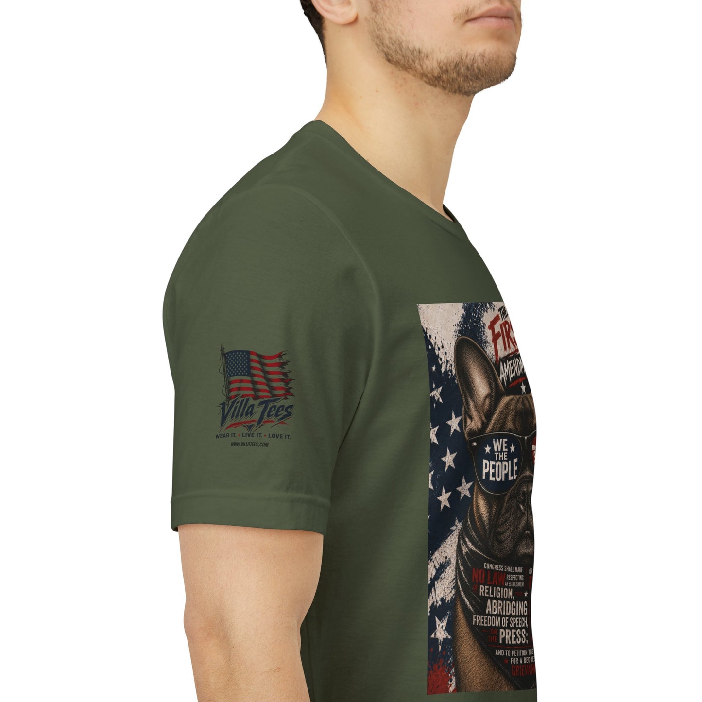 The Amendment Tees — French Bulldog 1st Amendment Tee