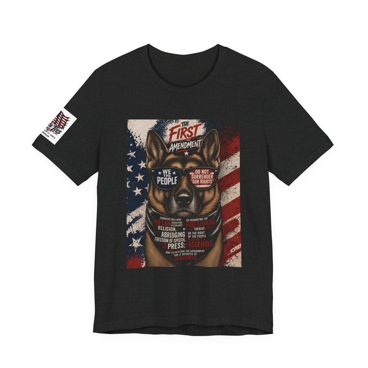 The Amendment Tees — German Shepherd 1st Amendment Tee