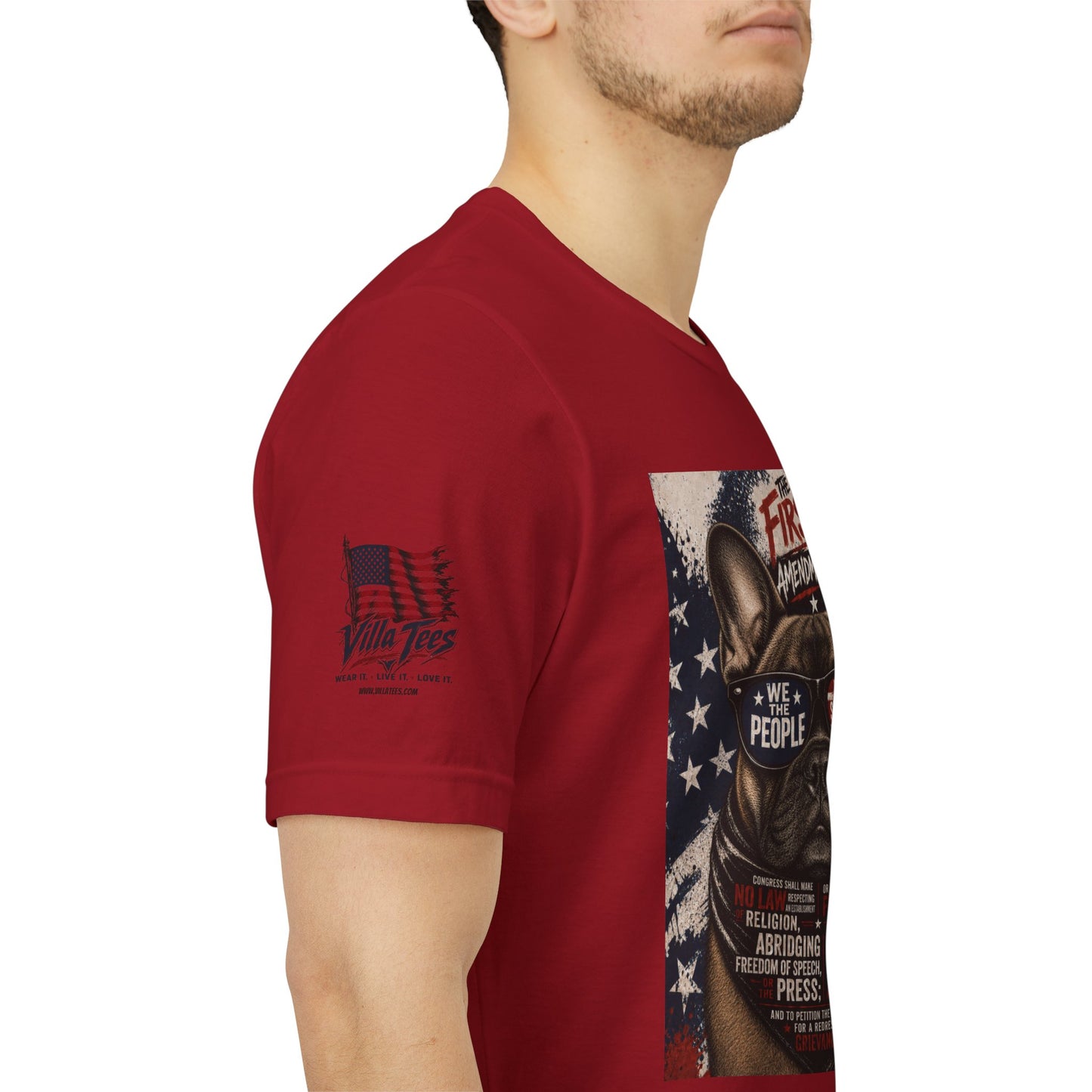 The Amendment Tees — French Bulldog 1st Amendment Tee
